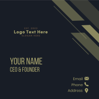 Army Troop Wordmark Business Card Design