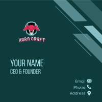 Dragon Mythical Gaming Business Card Design