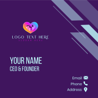 City Heart Building Business Card Design