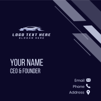 Fast Car Automotive Business Card Design