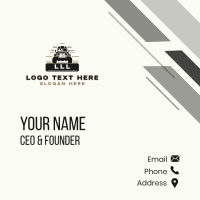 Jeep SUV Vehicle Business Card Design