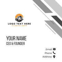 Truck Transport Moving Business Card Design