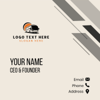 Bus Shuttle Vehicle Business Card Design