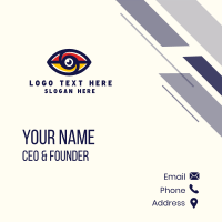 Security Eye Camera  Business Card Design