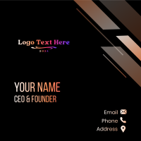 Creative Trendy Business Business Card Design