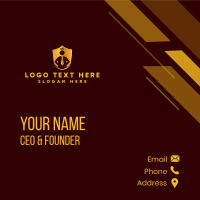 People Leader Crown Business Card Design