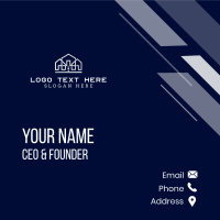 House Construction Realty Business Card Design
