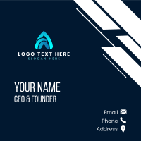 Creative Business Letter A Business Card | BrandCrowd Business Card Maker