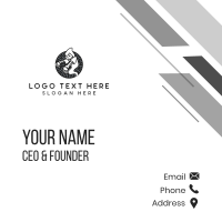Ghost Character Clothing Business Card Design