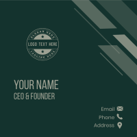 Military Armed Forces Business Card Design