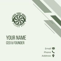 Propeller Aviation Mechanic Business Card Design