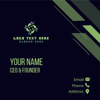 Digital AI Programmer Business Card Design