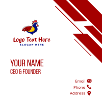 Colorful Chicken Restaurant Business Card | BrandCrowd Business Card Maker