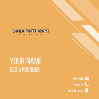 Generic Creative Business Business Card Design