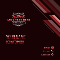 Garage Automotive Detailing  Business Card Design