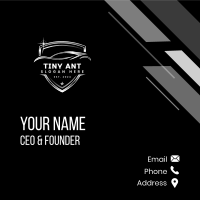 Car Garage Automotive Business Card Design