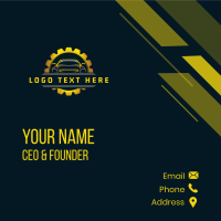 Automobile Garage Mechanic Business Card Design