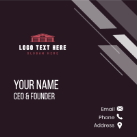 Industrial Warehouse Storage Business Card Design