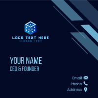 Artificial Intelligence Digital App Business Card Design