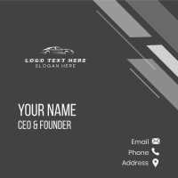 Fast Racing Sports Car Business Card Design