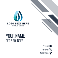 Sanitizing Gel Liquid Business Card Design