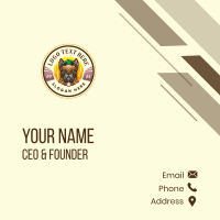 Canine Bulldog Vet Business Card Design