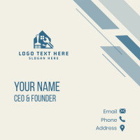House Construction Tools Business Card Design