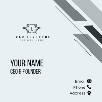 Beauty Flower Boutique Business Card Design