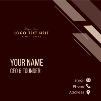 Fancy Vintage Wordmark  Business Card Design