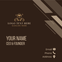 Luxury Carriage Gift Business Card Design
