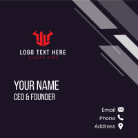 Red Bull JL Business Card Design