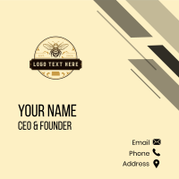 Honeybee Apiary Kansas Business Card Design