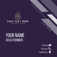 Corporate Highrise Building Business Card Design