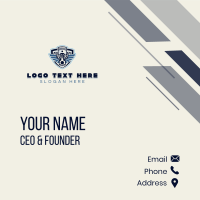 Automotive Engine Mechanic Business Card Design