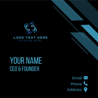 Artificial Intelligence Developer Business Card Design