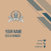 Legal Notary Stamp Business Card Design