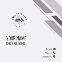 Motorcycle Touring Rider Business Card Design