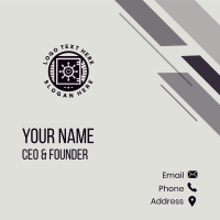 Cash Savings Vault Business Card Design