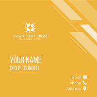 People Welfare Organization Business Card Design