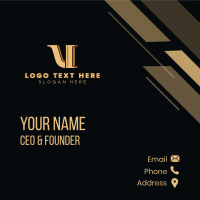 Varsity College Team Business Card Design