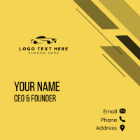 Car Vehicle Rideshare Business Card Design