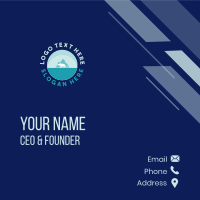 Iceberg Polar Bear Business Card Design