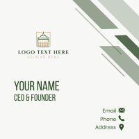 Oriental Palace Dome Business Card Design