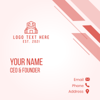 Warehouse Storage Building  Business Card Design