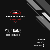 Auto Car Garage Business Card Design