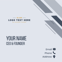 Marketing Business Wordmark Business Card Design