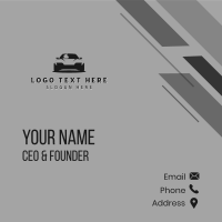 Car Vehicle Rideshare Business Card Design