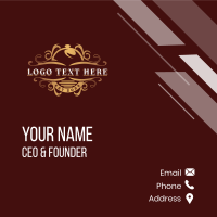 Luxury Dining Restaurant Business Card Design