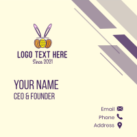 Easter Egg Holiday Business Card Design