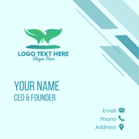 Ocean Whale Tail  Business Card Design